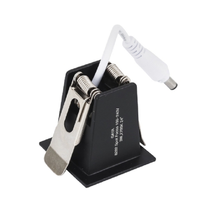 SPOT MINI FOCCO 3W BIVOLT 4000K 240LM 24G PRETO 3,5X3,5MM - GAYA