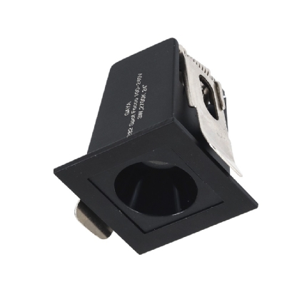 SPOT MINI FOCCO 3W BIVOLT 4000K 240LM 24G PRETO 3,5X3,5MM - GAYA