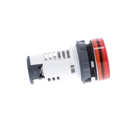 SINALEIRO PLASTICO MONOBLOCO 24VAC 22MM VERMELHO - SCHNEIDER
