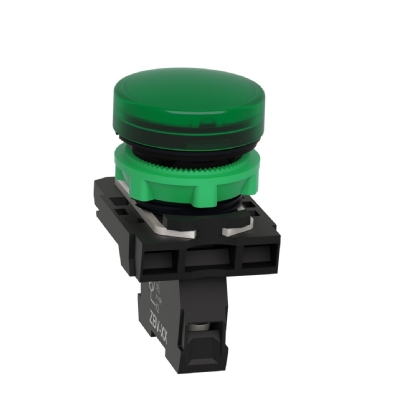 SINALEIRO PLASTICO LED 24VCA/CC 22MM VERDE - SCHNEIDER