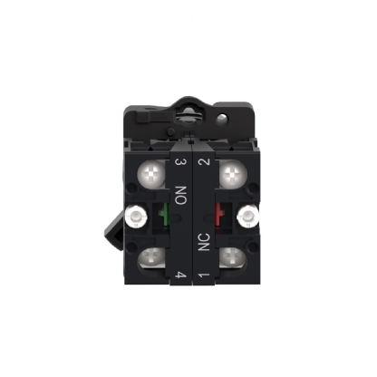 COMUTADORA COM MANOPLA LONGA 22MM 2 POSICOES FIXA 1NA+1NF - SCHNEIDER