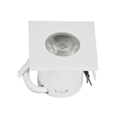MINI SPOT LED PARA MOVEL 1W LUZ AMARELA 3000K 60LM BRANCO - GAYA