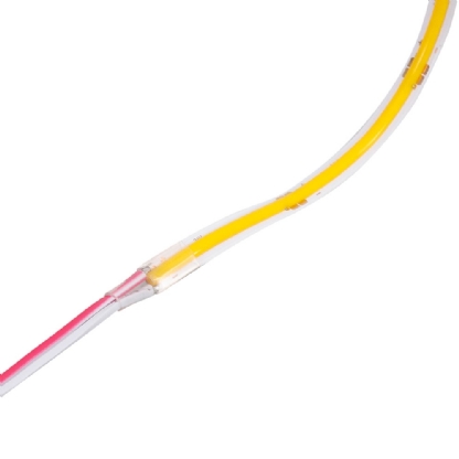 FITA LED COB 9W/METRO 24V LUZ AMARELA 2700K IP20 ROLO COM 5 METROS - GAYA