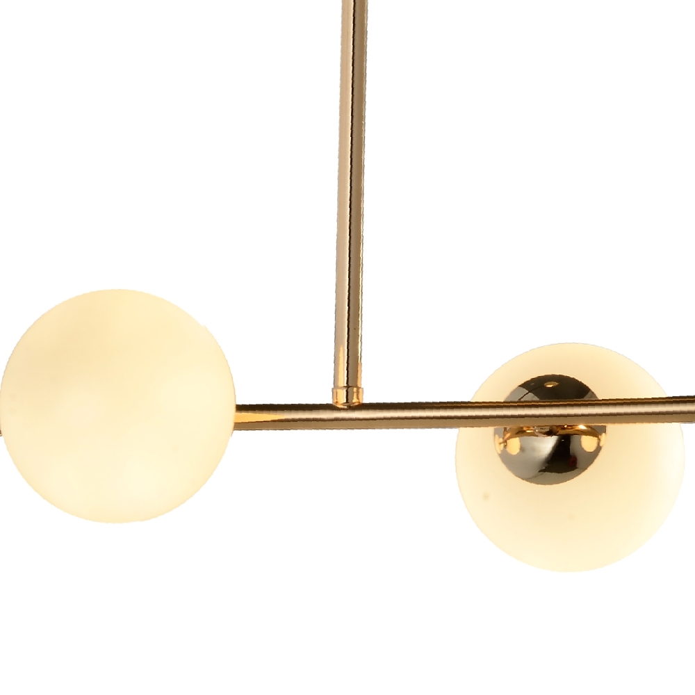 PENDENTE LOUISE PARA 6 LAMPADAS G9 ALUMINIO - HEVVY