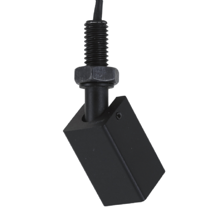 SPOT LED MINI LEYA 1W BIVOLT LUZ AMARELA 2700K 90LM QUADRADO PRETO COM 2 PECAS - GAYA