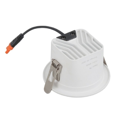 SPOT LED MIRA REDONDO 18W BIVOLT LUZ NEUTRA 4000K 1800LM 24G BRANCO E PRETO - GAYA