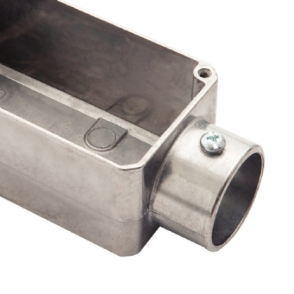 CONDULETE C ALUMINIO 1 POLEGADA SEM ROSCA E TAMPA - TRAMONTINA