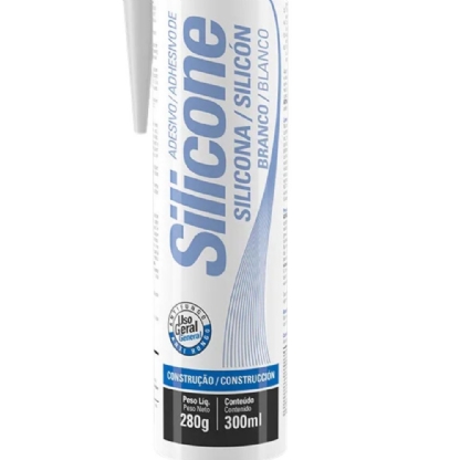 SILICONE ACETICO 280 GRAMAS BRANCO - TEKBOND