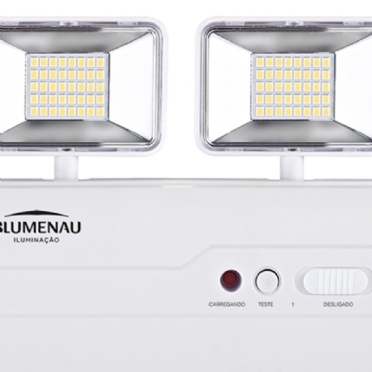 LUMINARIA DE EMERGENCIA AUTONOMA 10W BLA 2200LM - BLUMENAU