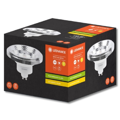 LAMPADA LED AR111 GU10 10W BIVOLT LUZ AMARELA 2700K 950LM - LEDVANCE