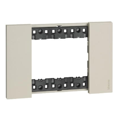 PLACA 4X2 PARA 3 POSTOS SAND LIVING NOW - BTicino Legrand