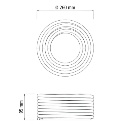 MANGUEIRA FLEX TRANSPARENTE PVC 10 METROS COM ENGATE E ESGUICHO - TRAMONTINA