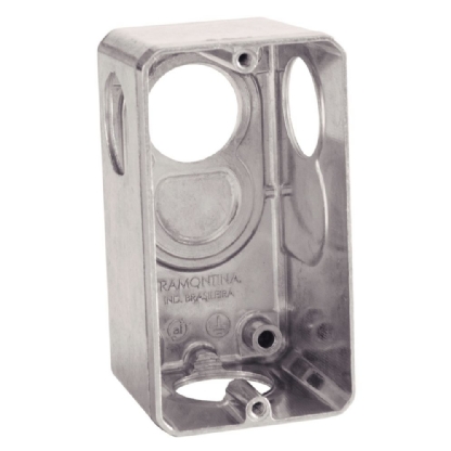 CONDULETE MULTIPLO L ALUMINIO 3/4 POLEGADA SEM TAMPA FLEXOR - TRAMONTINA