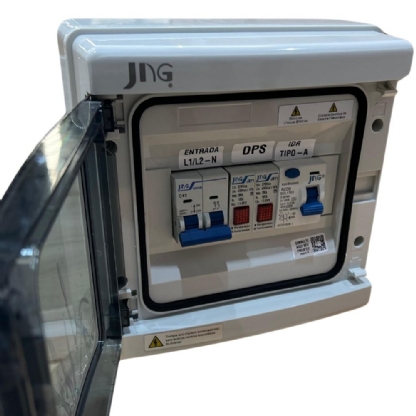 QUADRO PROTETOR CARREGADOR VEICULAR 7,5KW 220V SEM TOMADA - JNG