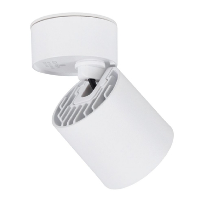SPOT LED COMFORT SOBREPOR 7W BIVOLT LUZ AMARELA 3000K 360LM BRANCO DIRECIONAVEL - GAYA