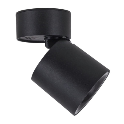 SPOT LED COMFORT SOBREPOR 12W BIVOLT LUZ AMARELA 3000K 1080LM PRETO DIRECIONAVEL - GAYA