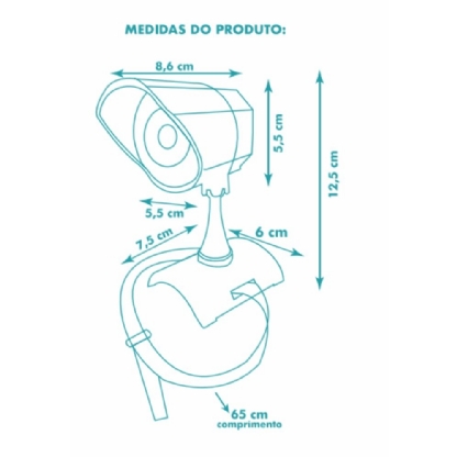 SPOT LED TREE 5W BIVOLT LUZ AMARELA 3000K 350LM IP65 - GAYA