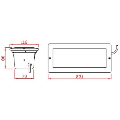 SPOT EMBUTIR PARA 1 LAMPADA E27 PRETO PARA PAREDE SEM GRADE - FM LUSTRES