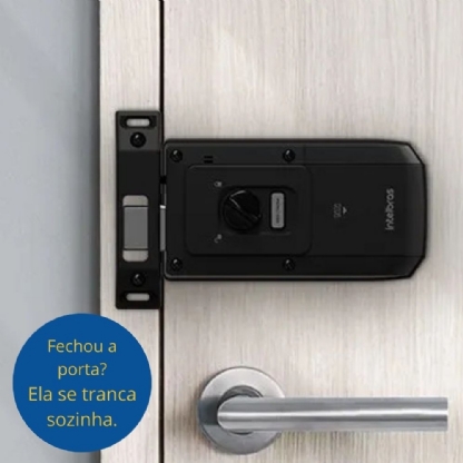 FECHADURA DIGITAL PRETO FV101 - INTELBRAS