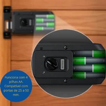 FECHADURA DIGITAL PRETO FV101 - INTELBRAS