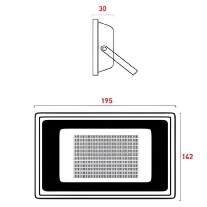 PROJETOR LED 100W BIVOLT LUZ BRANCA 6500K 6750LM SENSOR LUMINOSO - OUROLUX