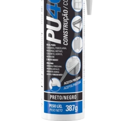 ADESIVO PU40 FIX PRETO 387G/280ML - TEKBOND