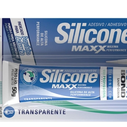 SILICONE ACETICO AQUARIO MAXX 50G BLISTER - TEKBOND