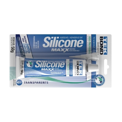 SILICONE ACETICO AQUARIO MAXX 50G BLISTER - TEKBOND