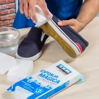 ESPONJA MAGICA COM 3 PECAS - TEKBOND