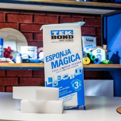 ESPONJA MAGICA COM 3 PECAS - TEKBOND