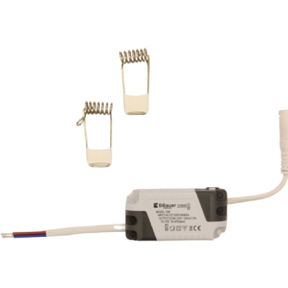 PAINEL LED EMBUTIR 12W QUADRADO BIVOLT LUZ BRANCA 6500K 720LM 17CM - B.BAUER