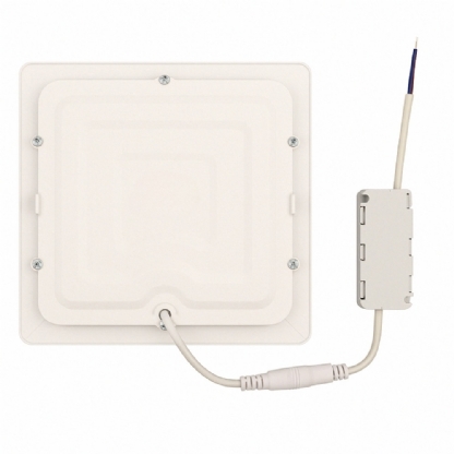 PAINEL LED EMBUTIR 12W QUADRADO BIVOLT LUZ BRANCA 6500K 720LM 17CM - B.BAUER