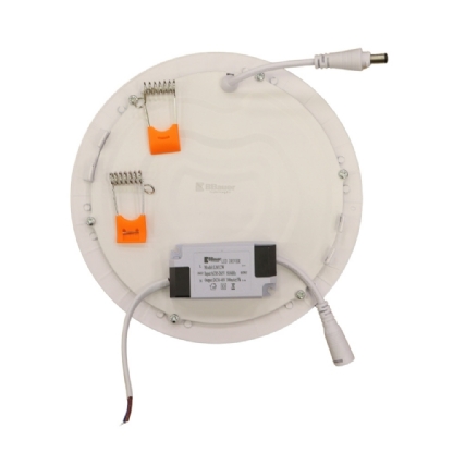 PAINEL LED EMBUTIR 12W REDONDO BIVOLT LUZ NEUTRA 4100K 720LM 17CM - B.BAUER