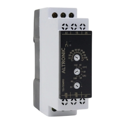 RELE TEMPO RETARDO/PULSO MULTI 24-240VCA/VCC 1NAF - ALTRONIC