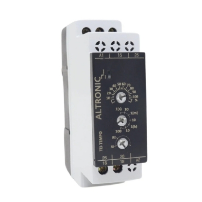RELE TEMPO RETARDO/PULSO MULTI 24-240VCA/VCC 2NAF - ALTRONIC