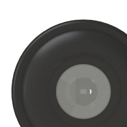 SENSOR PRESENCA 360G SOBREPOR/EMBUTIR TETO FOTOCELULA MICROCONTROLADOR PRETO - QUALITRONIX