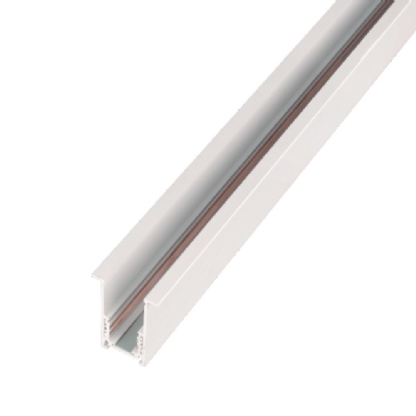 TRILHO MAG EMBUTIR BRANCO 2 METROS COM ABA - GAYA