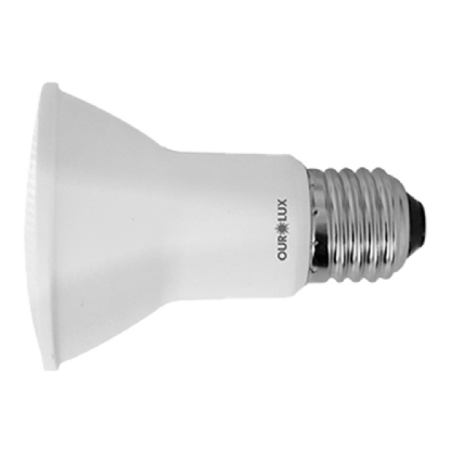 LAMPADA LED PAR20 E27 6W BIVOLT LUZ AMARELA 3000K 420LM 36G IP65 - OUROLUX