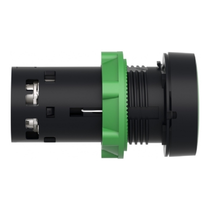 BOTAO PLASTICO IMPULSO MONOBLOCO 1NA+1NF 22MM VERDE - SCHNEIDER