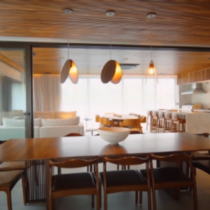 PENDENTE MADEIRA CLEAN PARA 1 LAMPADA E27 15X35CM IMBUIA - FOX LUSTRES