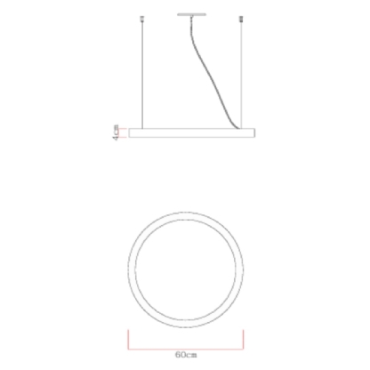 PENDENTE MADEIRA CILINDRICO LED 19,6W 3000K 4X60CM IMBUIA - FOX LUSTRES