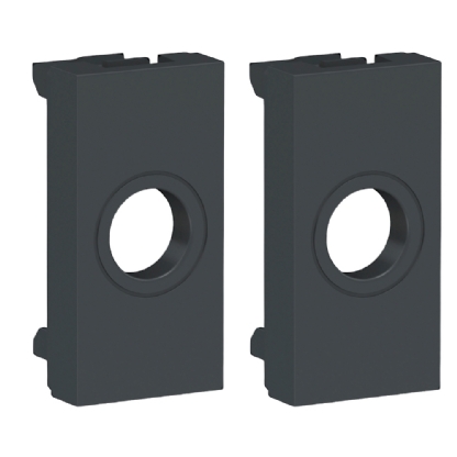 Modulo Saida de Fio 2 Pecas Grafite Linha Orion - Schneider