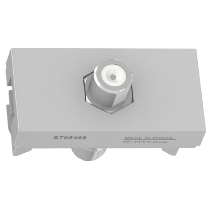 Modulo Tomada p/ Antena Tv Coaxial Aluminio Linha Orion - Schneider