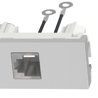 Modulo Tomada Telefone RJ11 2 Fios Aluminio Linha Orion - Schneider