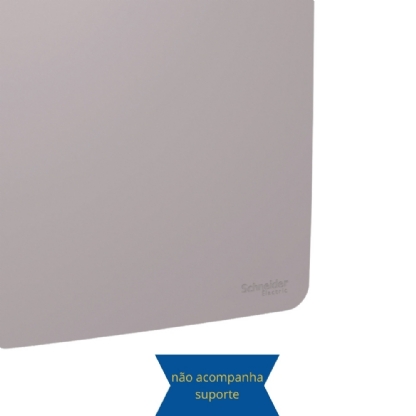 Placa 4x2 Cega Axis Grey Linha Orion - Schneider