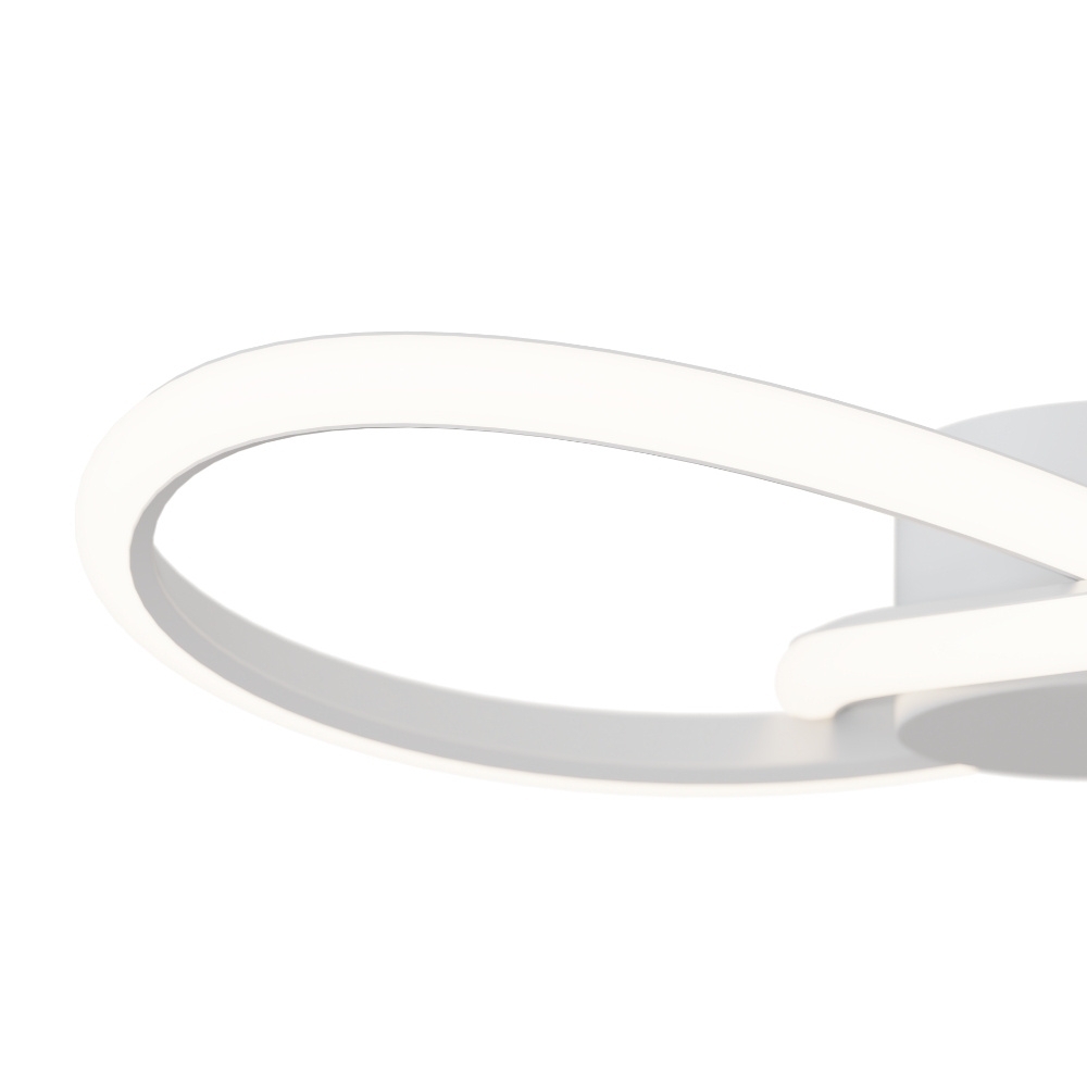 PLAFON LED FLOWER 28W AJUSTAVEL 3000K 4000K 6000K 2240LM BRANCO 40CM - HEVVY