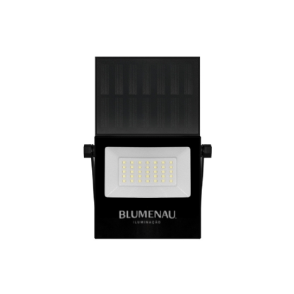 PROJETOR LED 30W BIVOLT LUZ BRANCA 6500K 500LM IP65 SOLAR PLAY - BLUMENAU