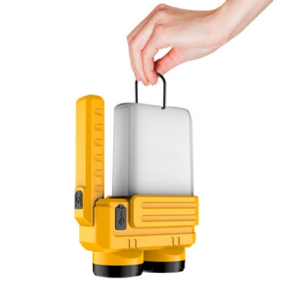 LANTERNA LED RECARREGAVEL 5W BIVOLT LUZ BRANCA 6500K UPPER - TASCHIBRA