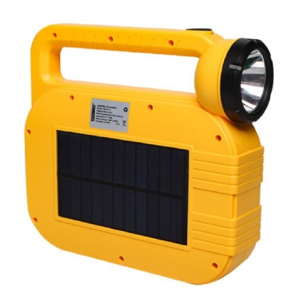 LANTERNA LED RECARREGAVEL SOLAR 5W BIVOLT LUZ BRANCA 6500K HUDSON - TASCHIBRA