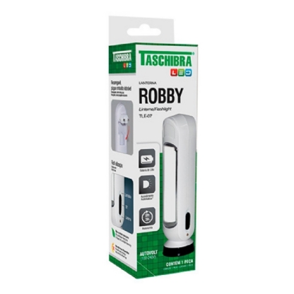 LANTERNA LED BIVOLT LUZ BRANCA 6500K HOBBY BRANCO TLE 07 - TASCHIBRA